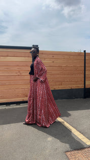 Ensemble kimono long