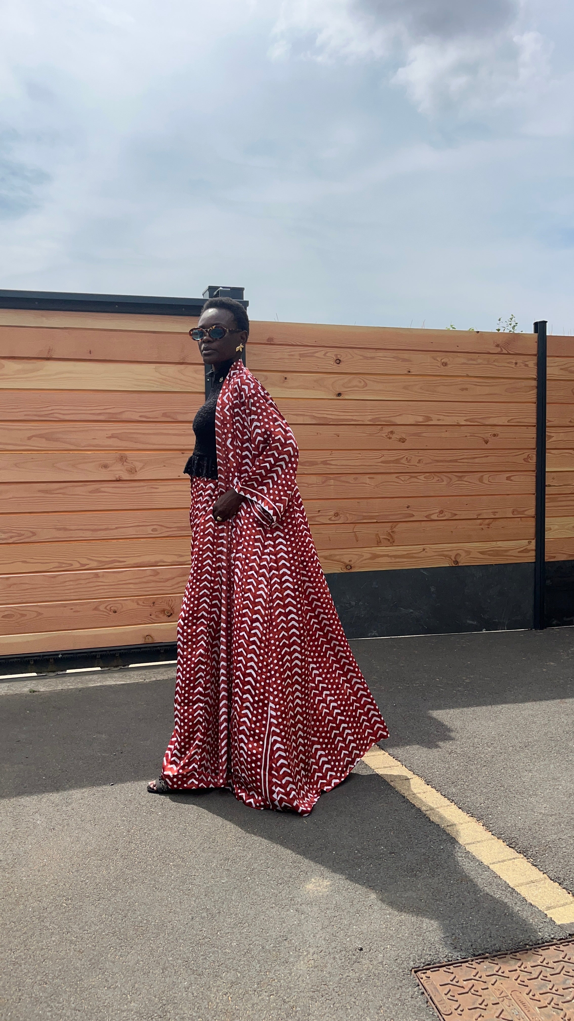 Ensemble kimono long