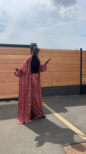 Ensemble kimono long