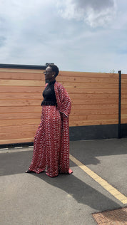 Ensemble kimono long