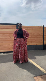Ensemble kimono long
