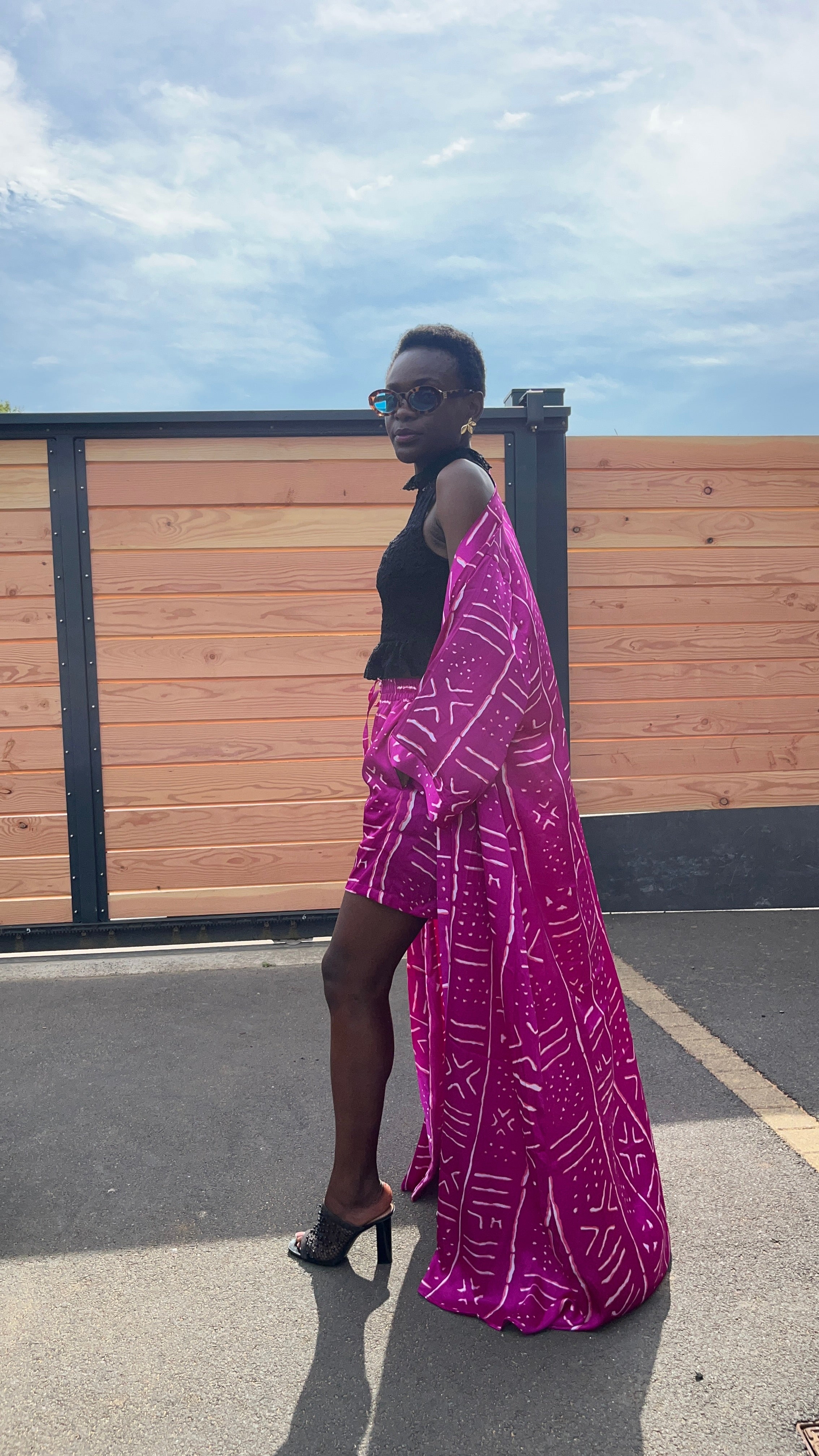 Ensemble Kimono Short