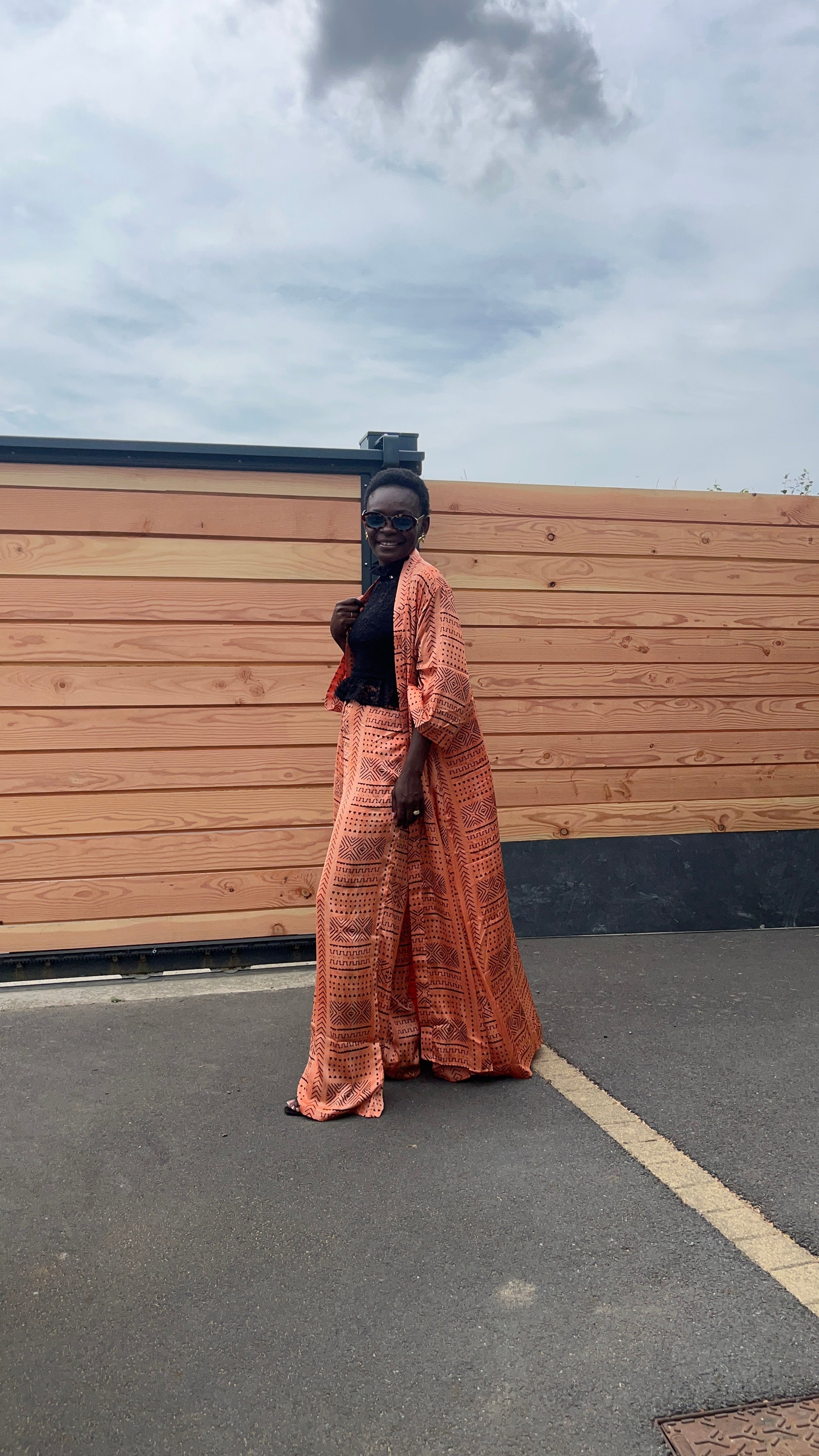 Ensemble kimono long