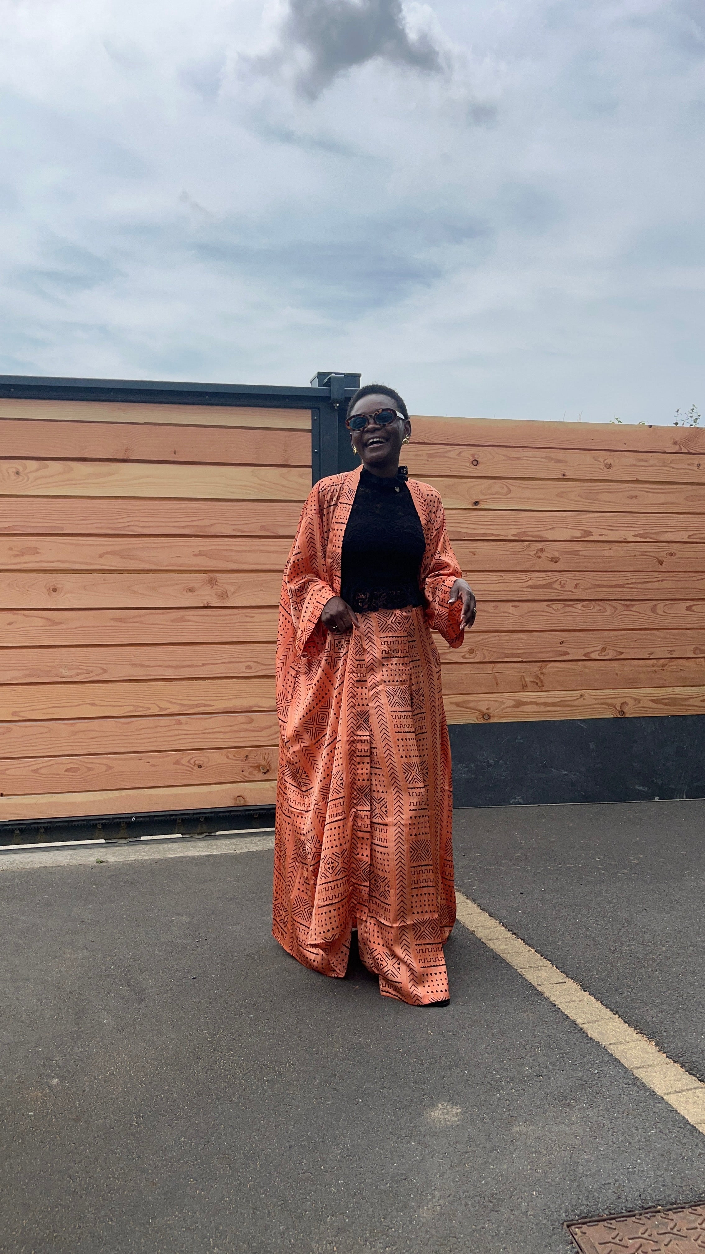 Ensemble kimono long