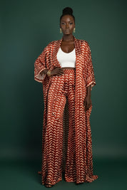 Ensemble kimono long