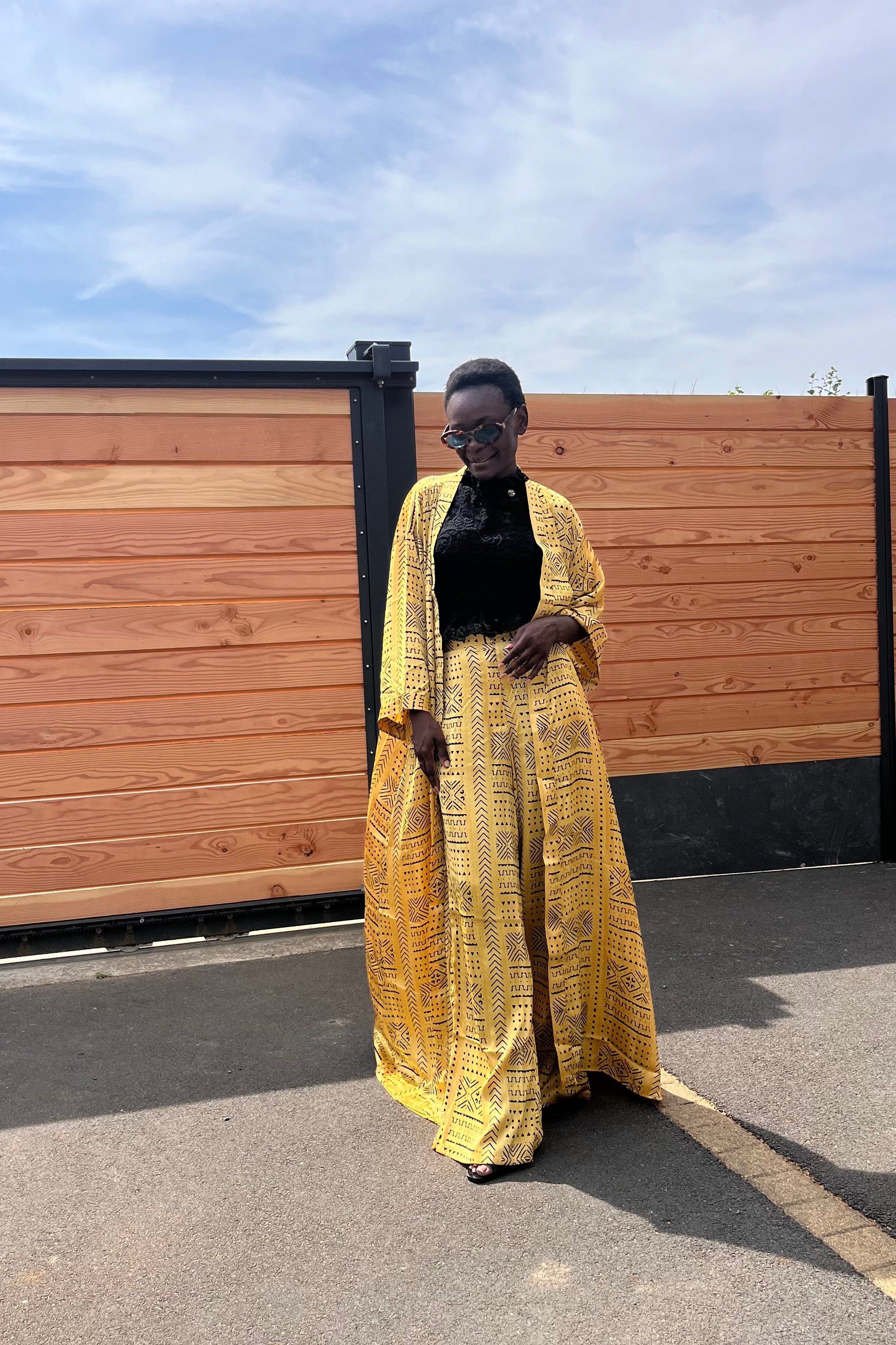 Ensemble kimono long