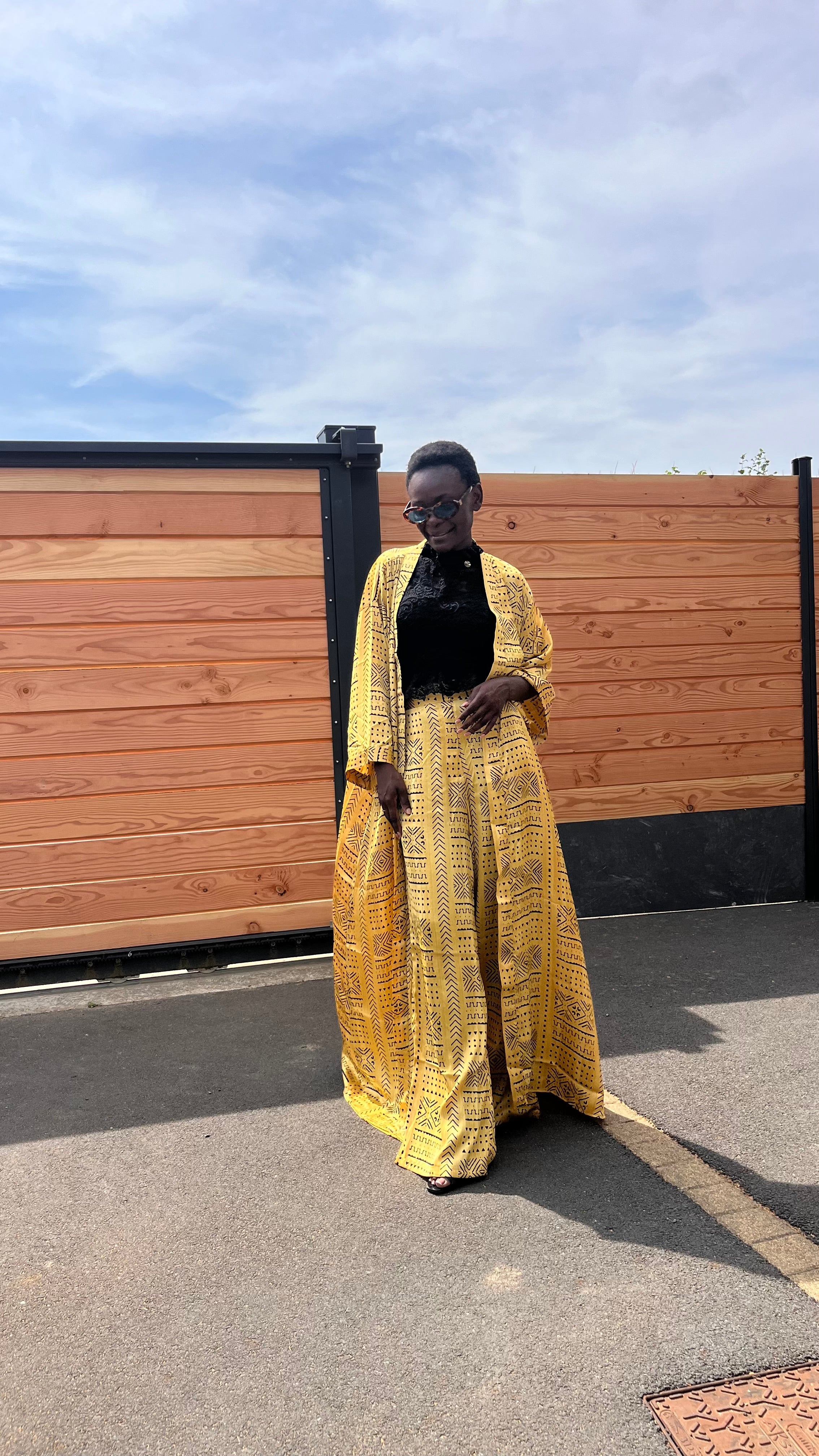 Ensemble kimono long