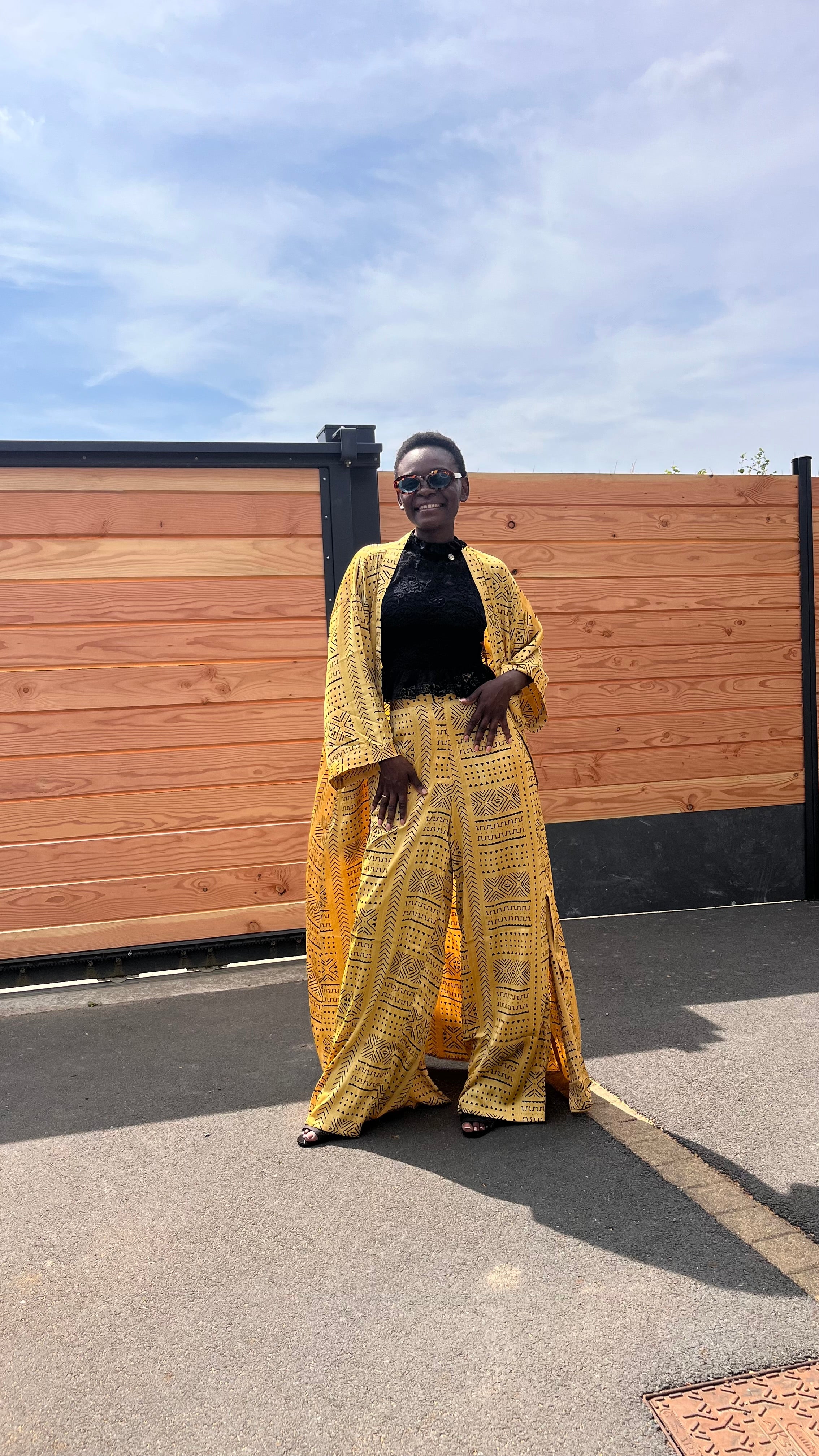 Ensemble kimono long