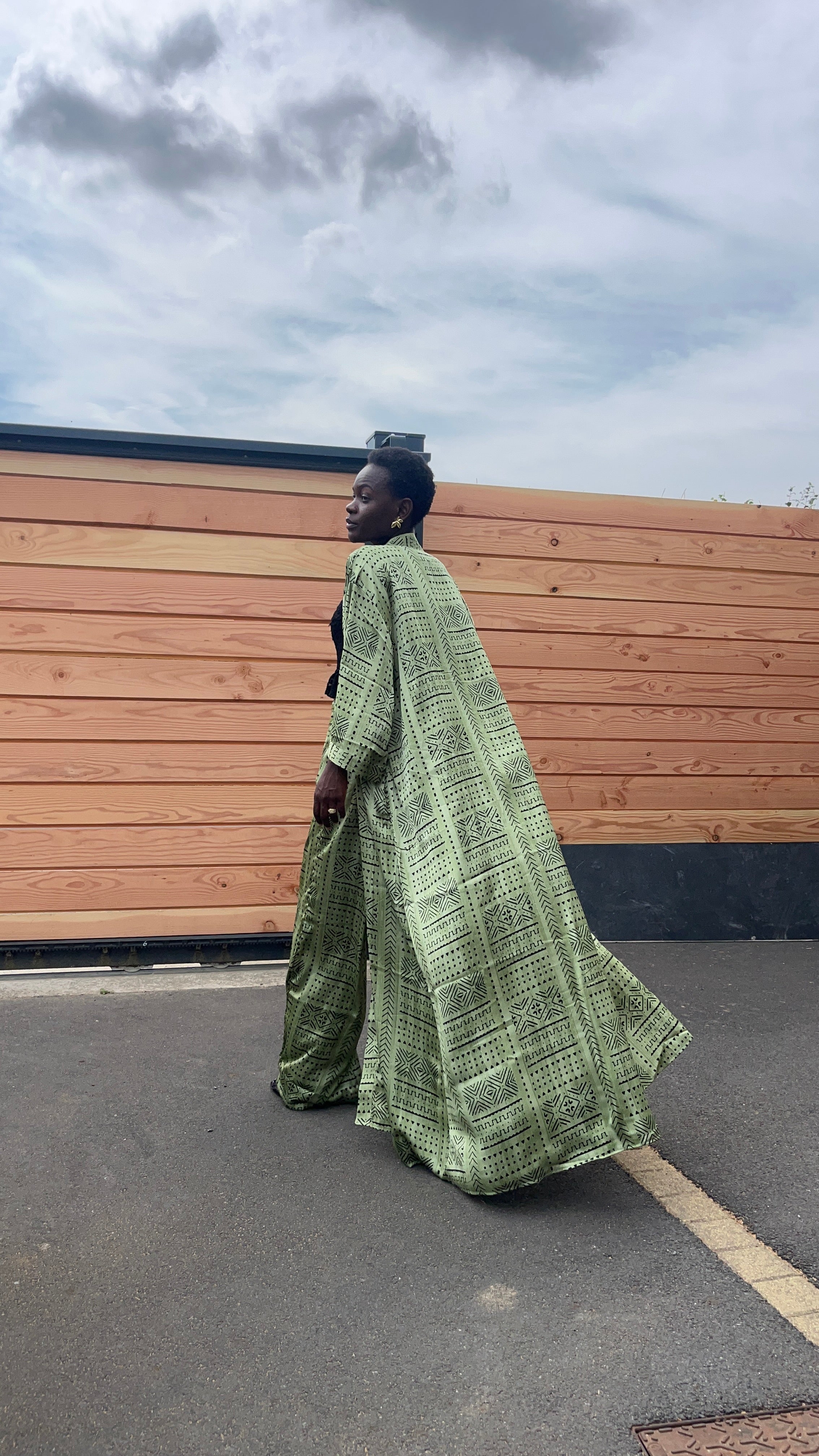 Ensemble kimono long
