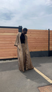 Ensemble kimono long