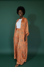 Ensemble kimono long